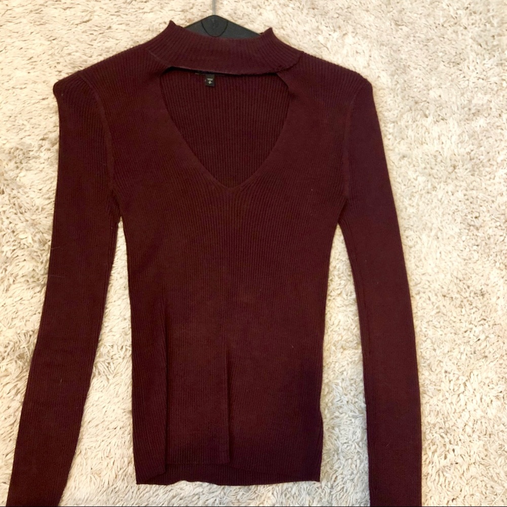 PacSun High Neck Fitted Top